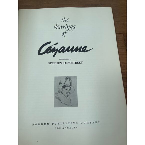 The Drawings of Cezanne 1964 First Edition Art Book - Picture 2 of 5